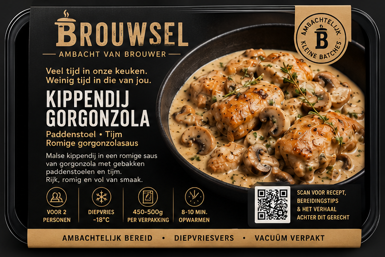 Kippendij gorgonzola